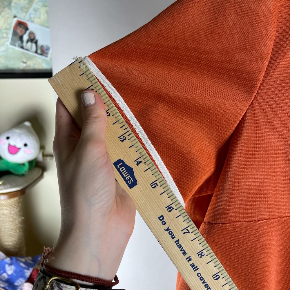 Vintage Coral Dress with Matching Jacket - Picture 12 of 14